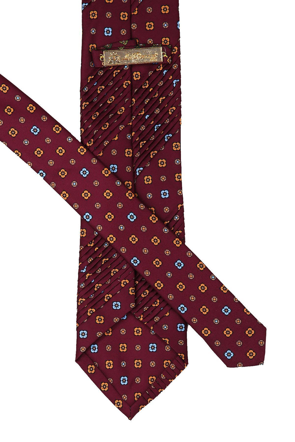 Langeuin Style Bordo Motif Desen İtalyan Piliseli Kravat CRK69