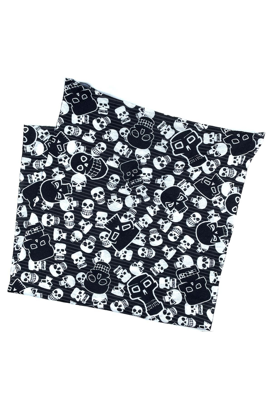 Laughing Skull Siyah Beyaz Bandana BND03