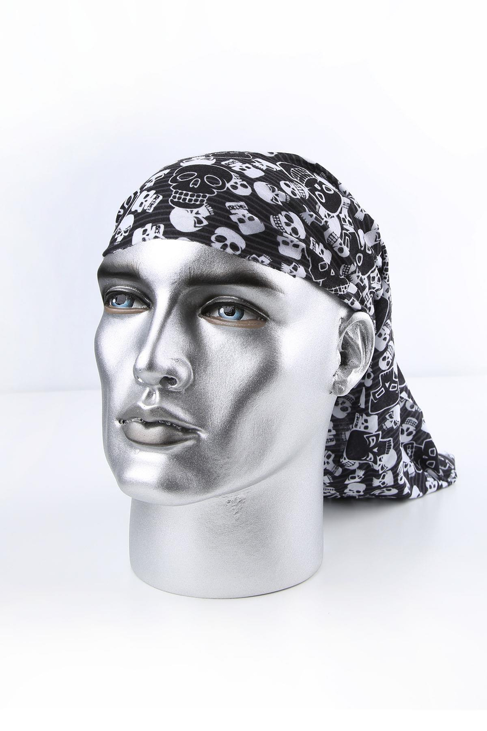 Laughing Skull Siyah Beyaz Bandana BND03