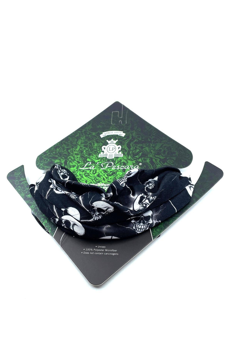 Lightning Skull Siyah Bandana BND22