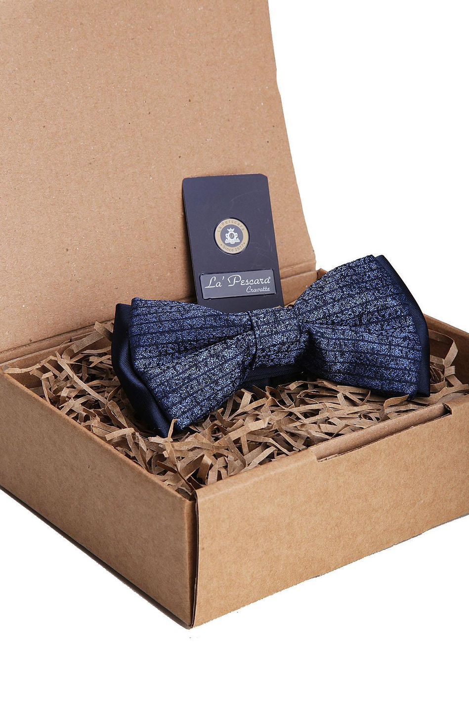 Mavi Çizgi Desen Papyon P1311