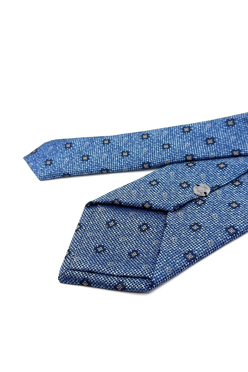 Mavi Küçük Desen Mendilli Klasik Kravat KK11895