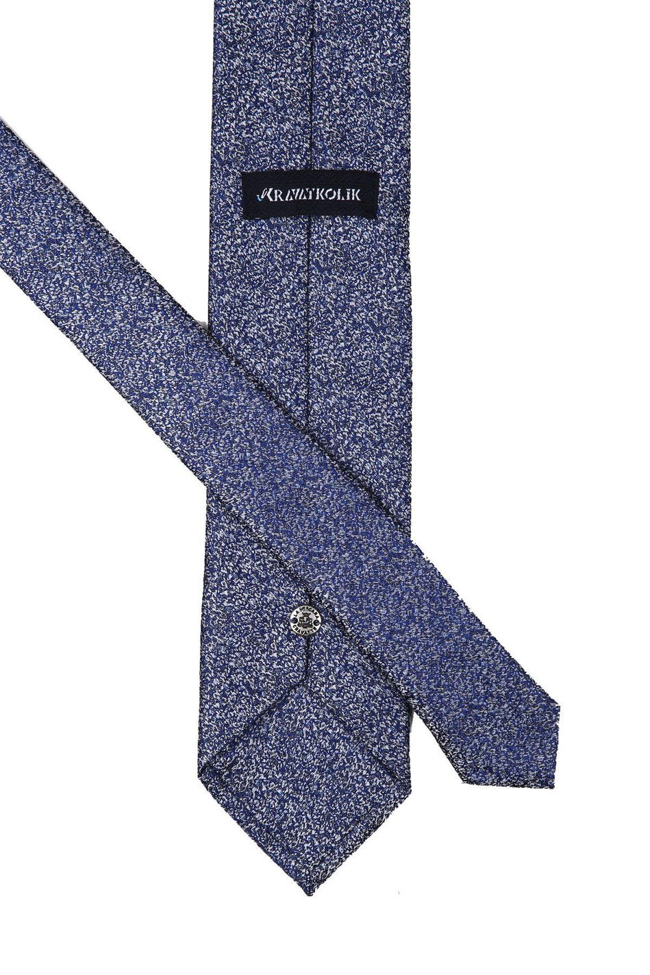 Mavi Kum Desen Mendilli Klasik Kravat KK10333