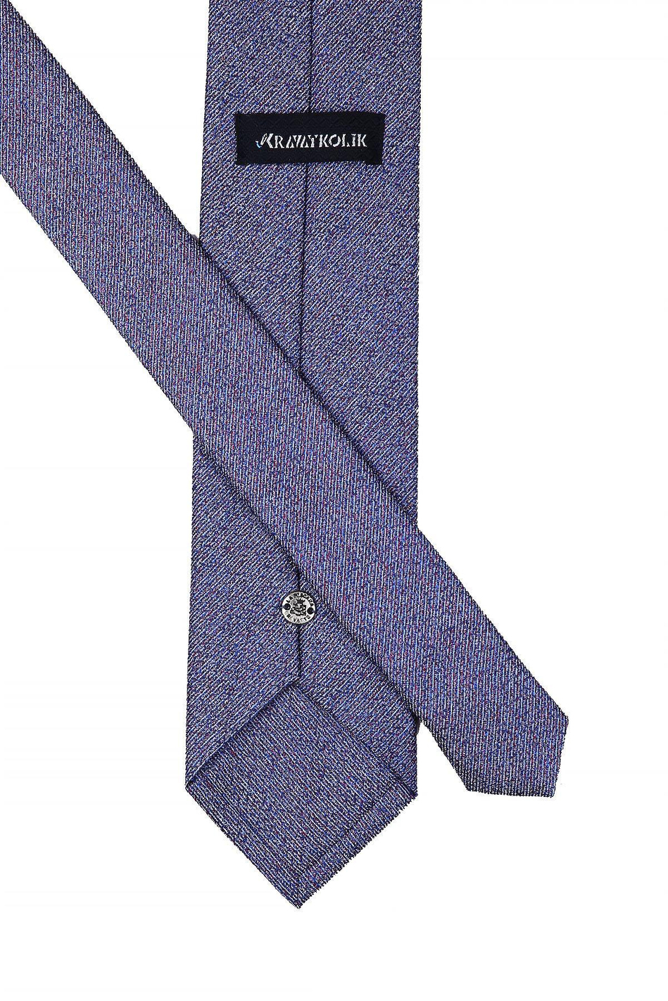 Mavi Kum Desen Mendilli Klasik Kravat KK10503