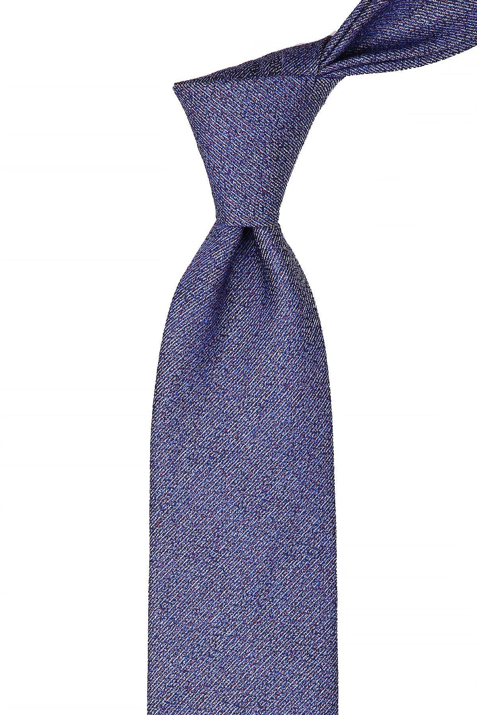 Mavi Kum Desen Mendilli Klasik Kravat KK10503