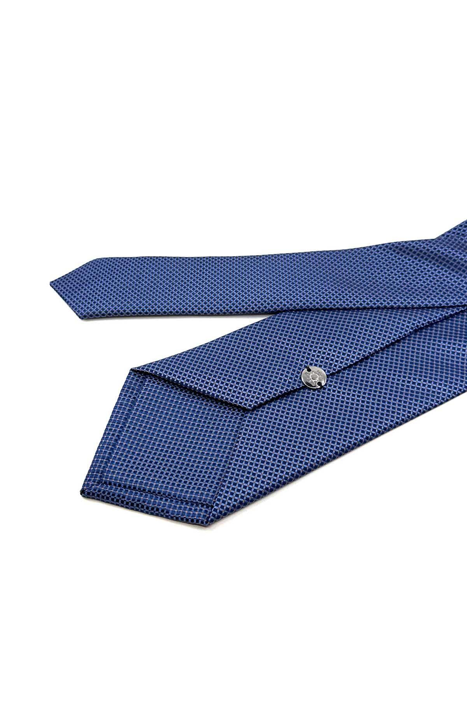 Mavi Nokta Desen Mendilli Klasik Kravat KK12399