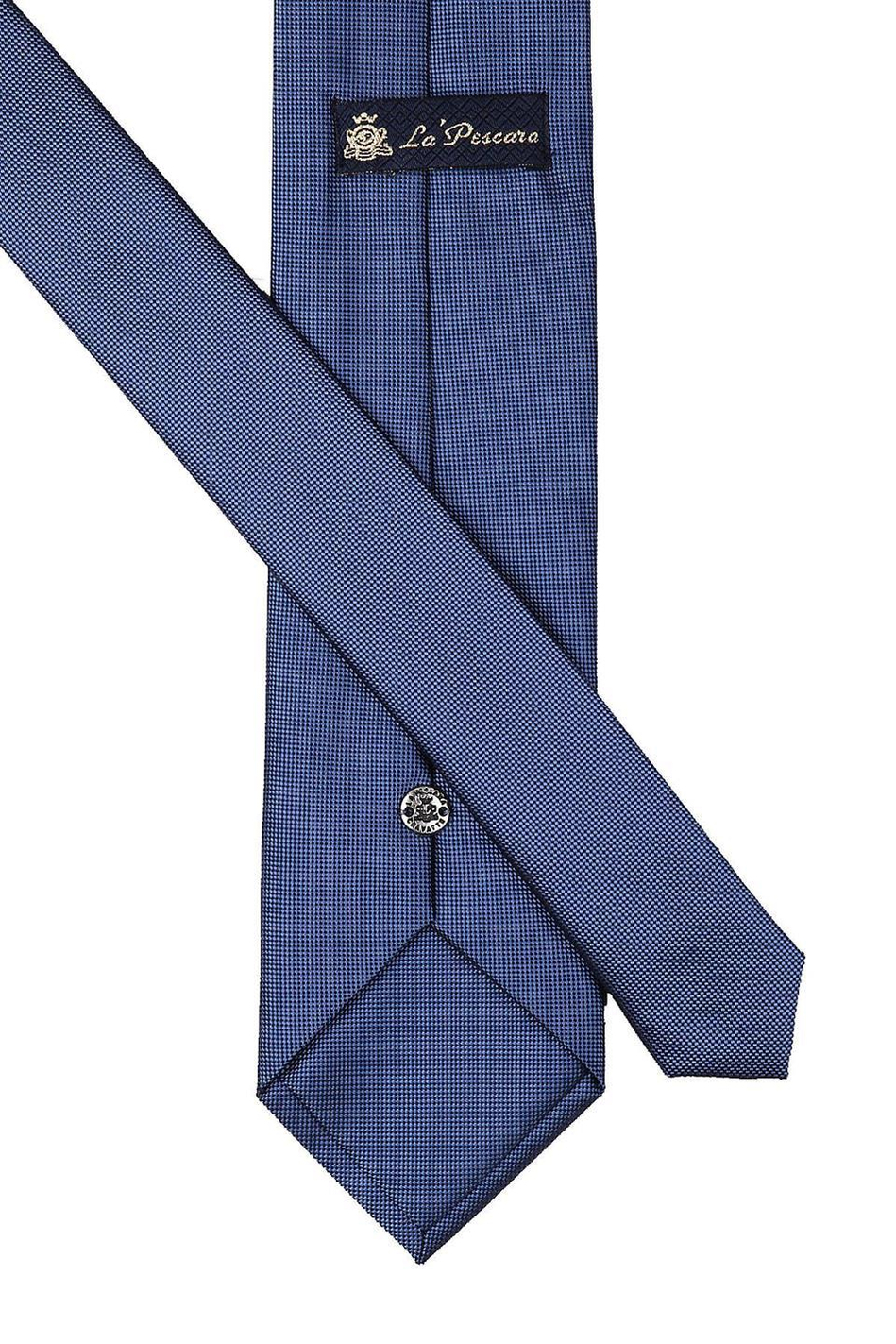 Mavi Nokta Desen Mendilli Klasik Kravat KK4153