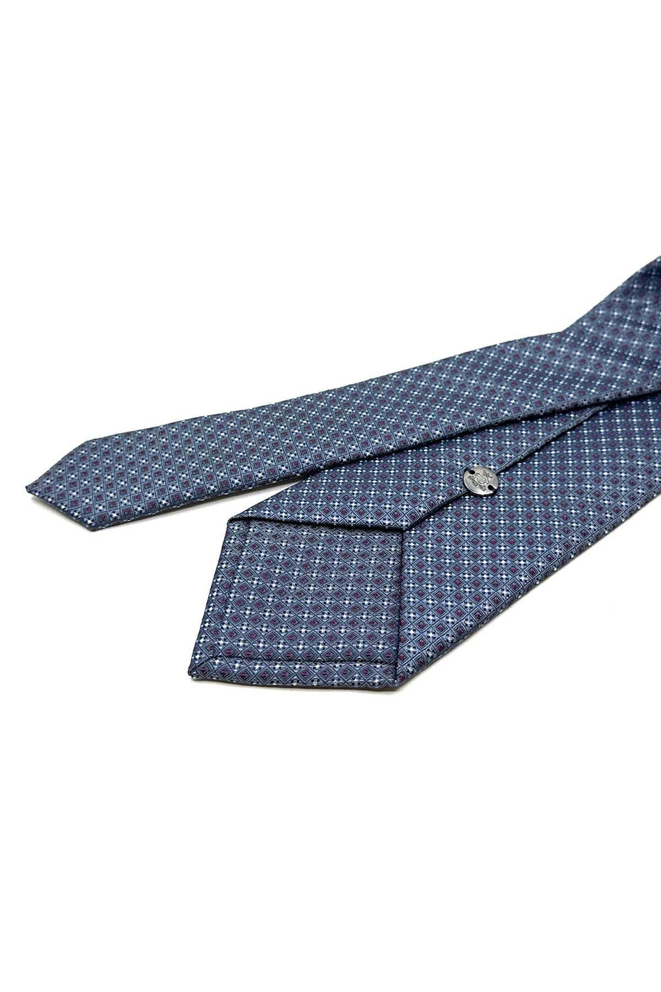Mavi Nokta Desen Mendilli Klasik Kravat KK12897