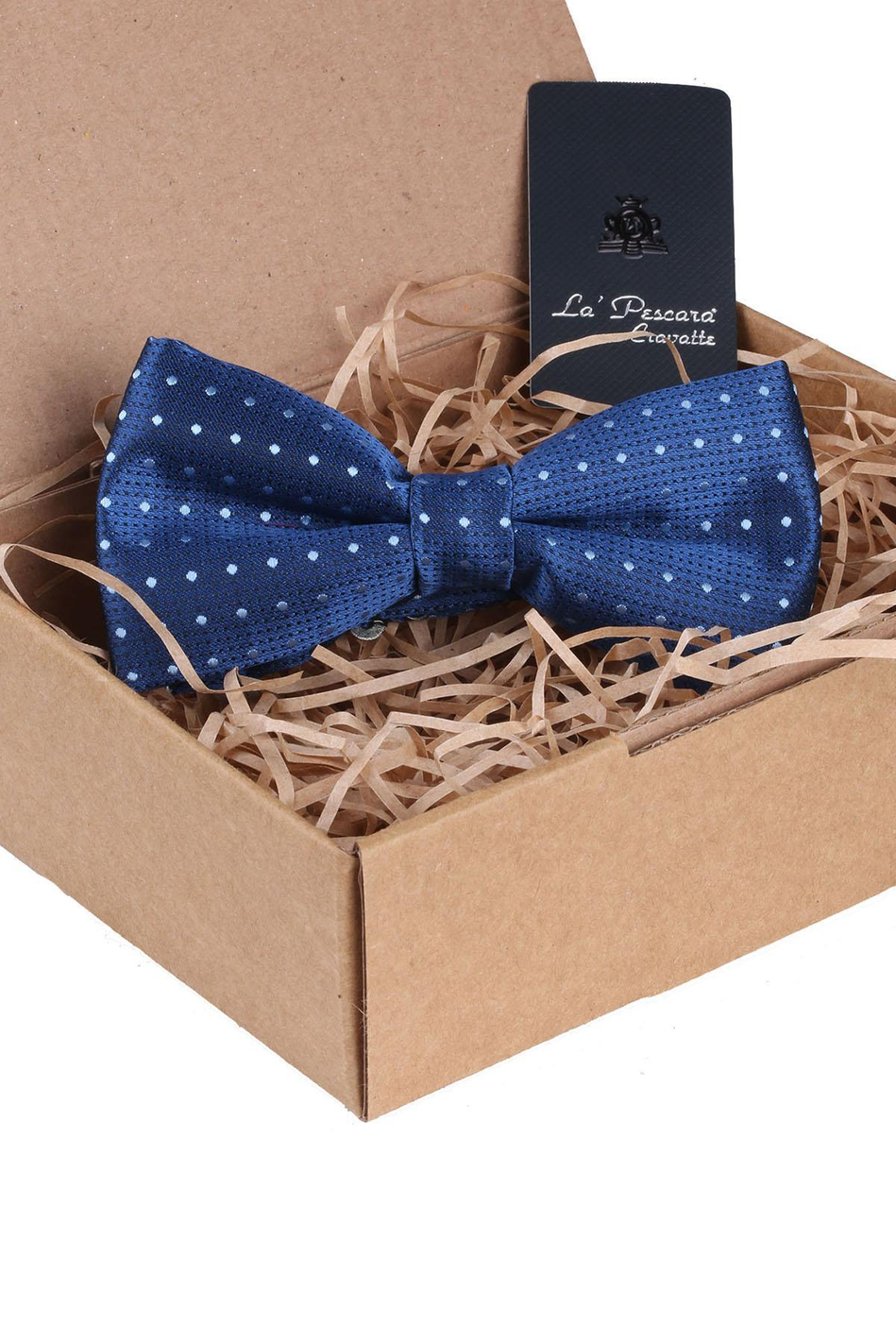 Mavi Puantiye Desen Papyon P658