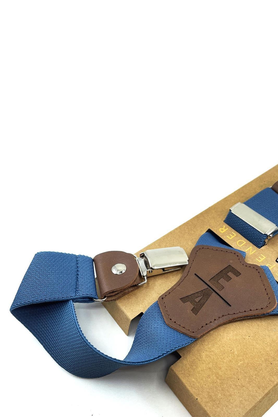 Mavi Renk İsme Özel Pantolon Askısı 