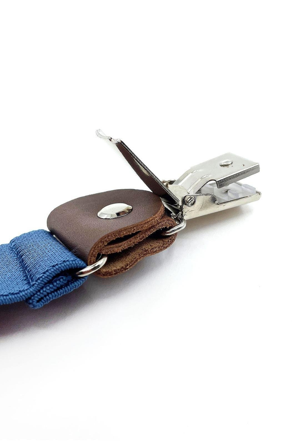 Mavi Renk İsme Özel Pantolon Askısı 