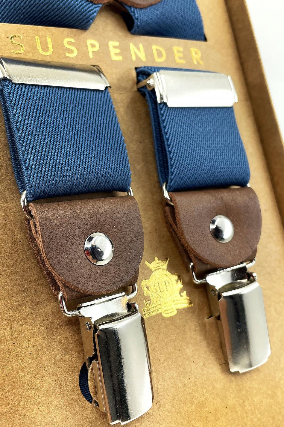 Mavi Renk İsme Özel Pantolon Askısı 