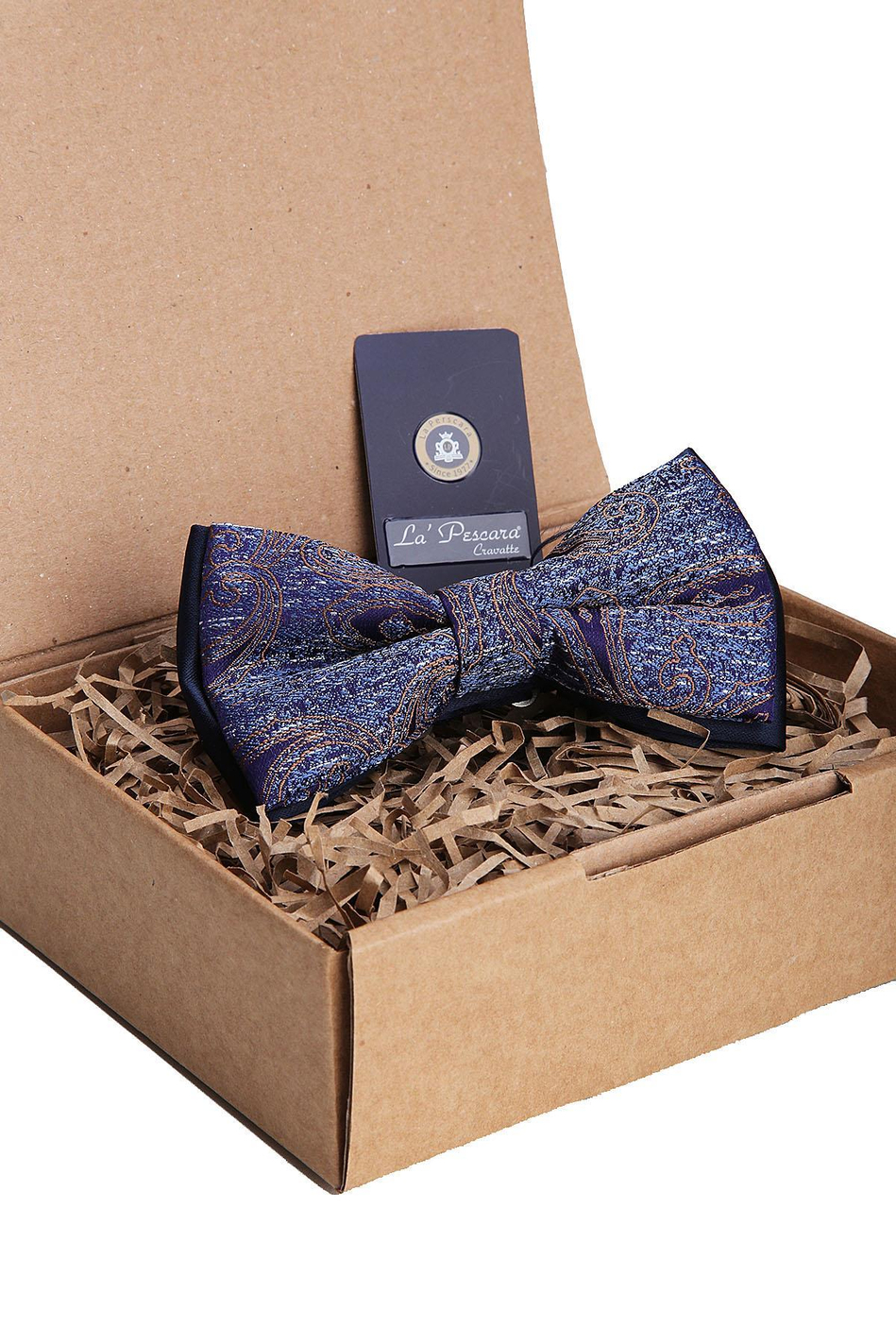 Mavi Şal Desen Papyon P1394