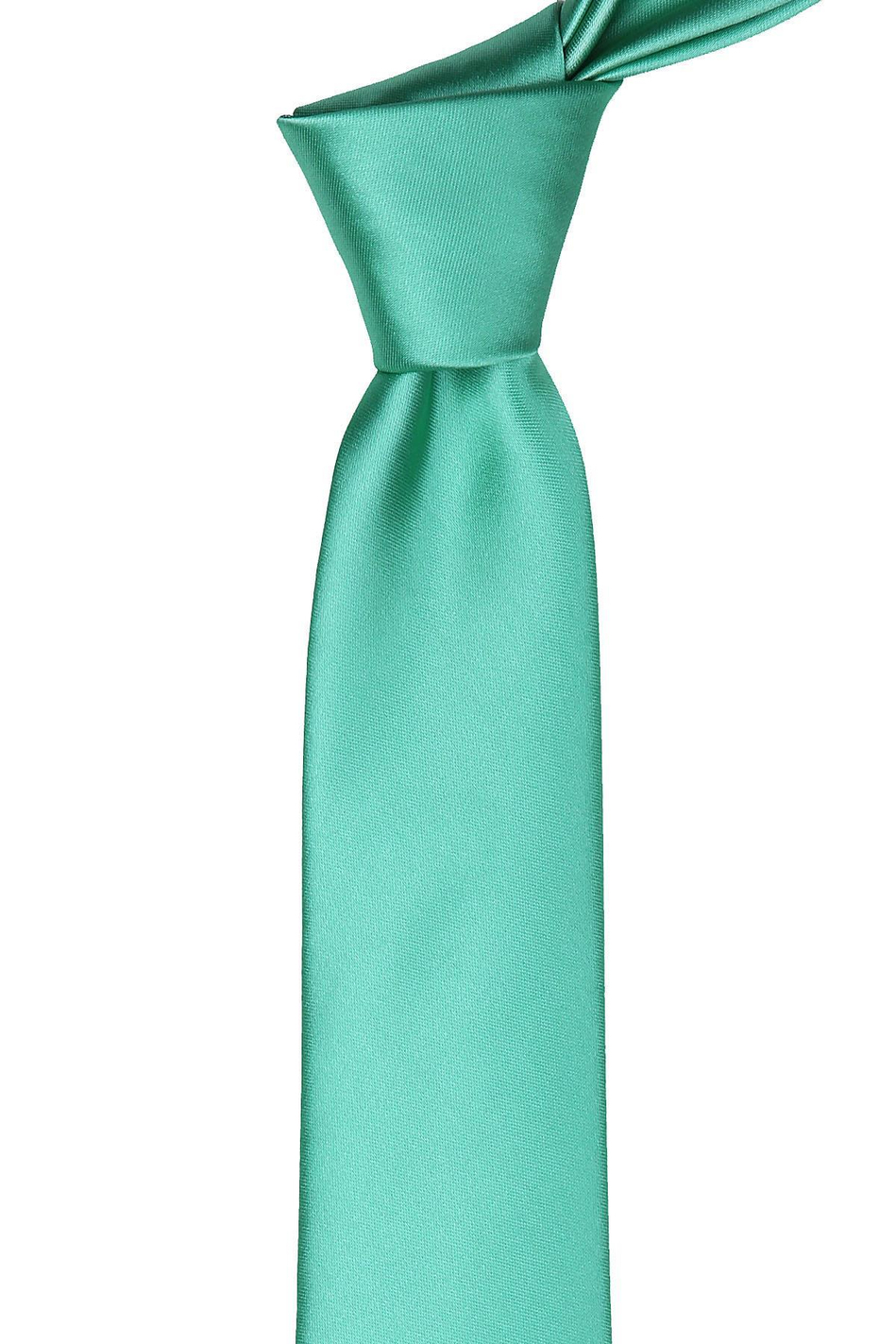 Mint Yeşili Saten Slim Kravat SK5330