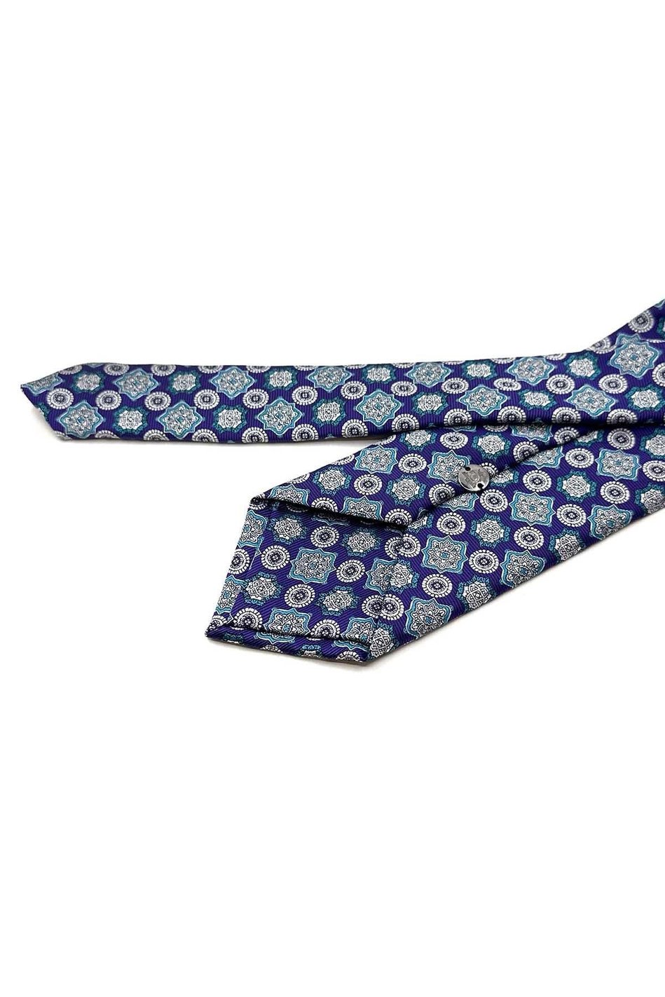 Mor Motif Desen Mendilli Klasik Kravat KK12970