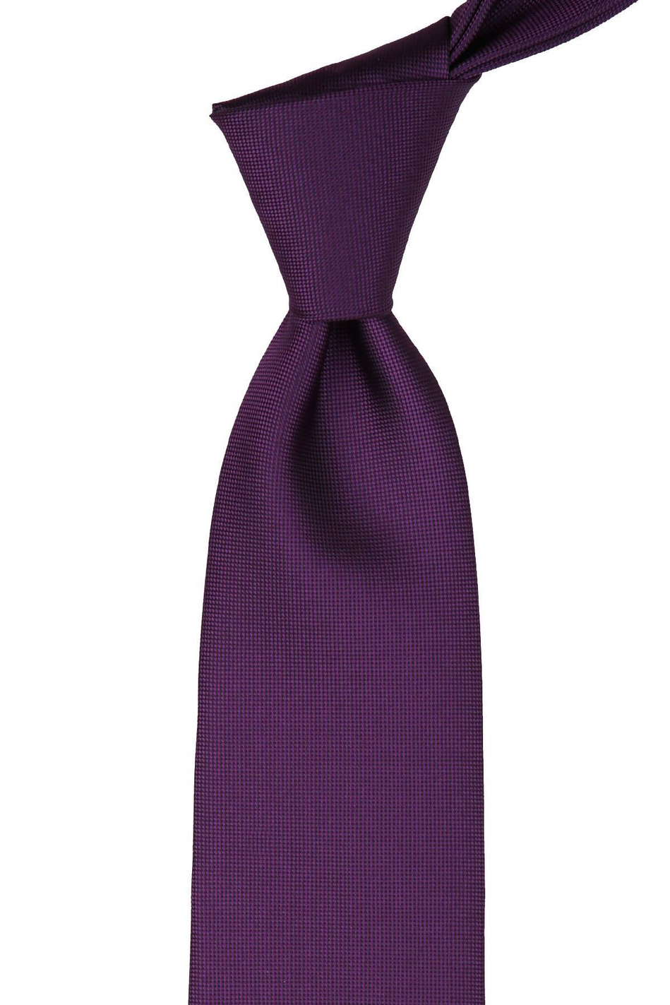 Mor Nokta Desen Mendilli Klasik Kravat KK9209