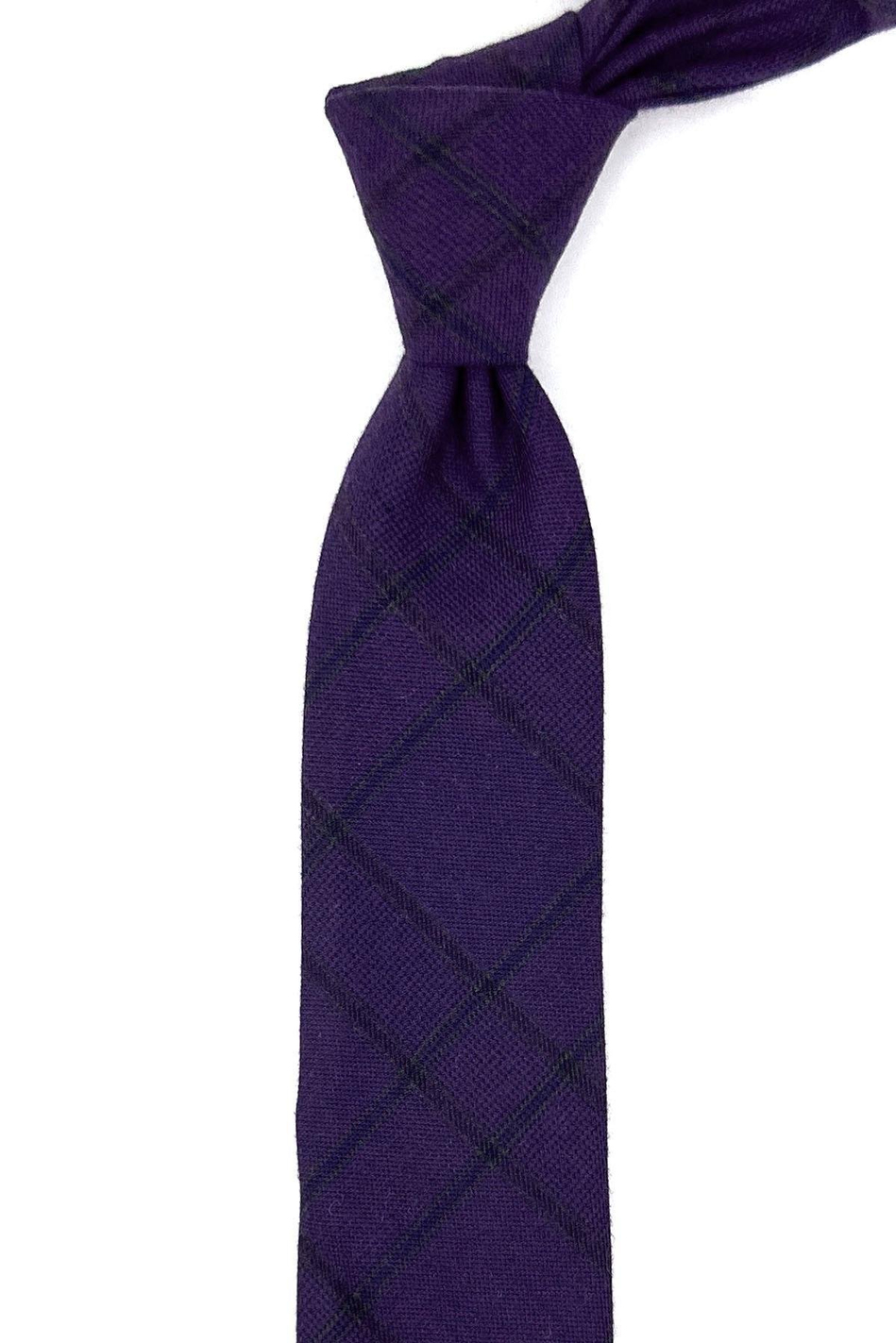 Mor Yün Slim Kravat SK7806