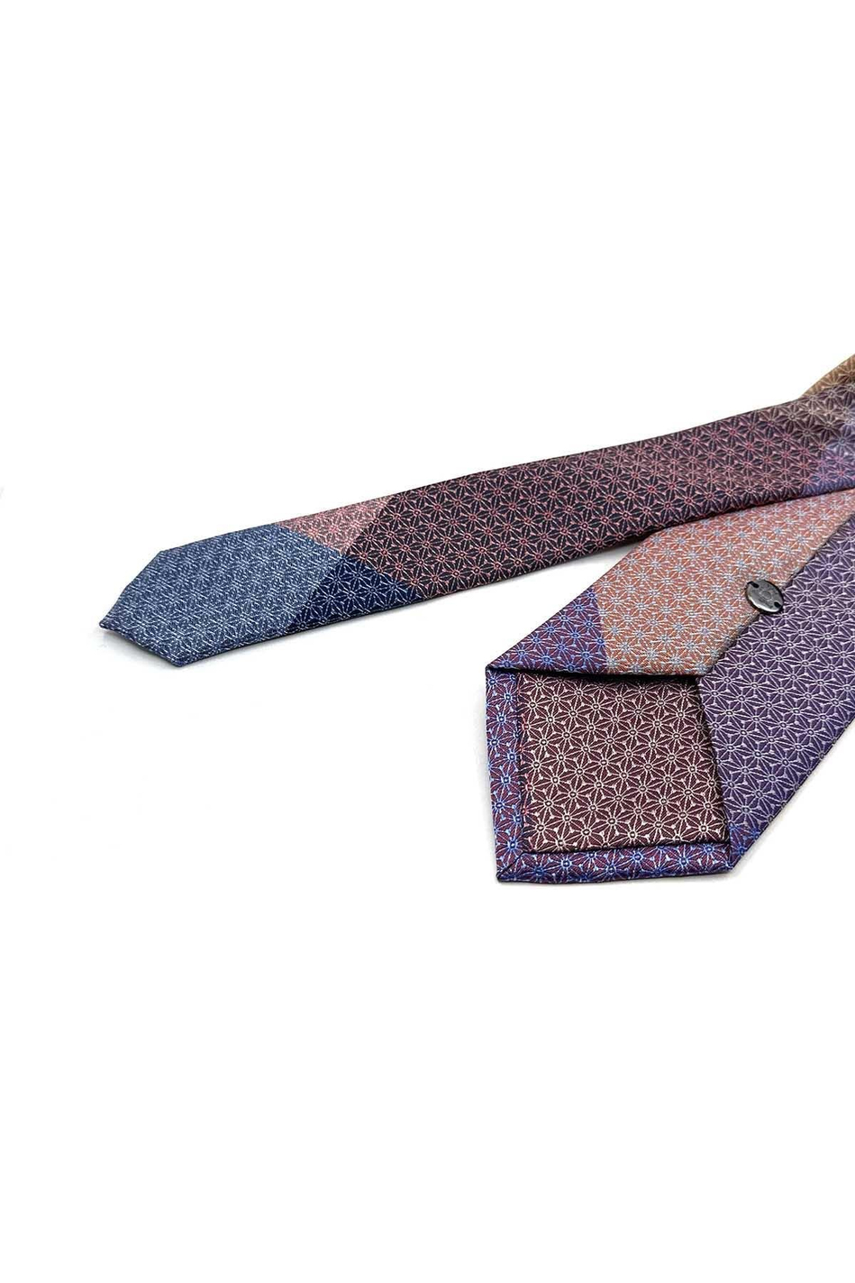Motif Desen Çok Renkli Patchwork Klasik Kravat KK13380