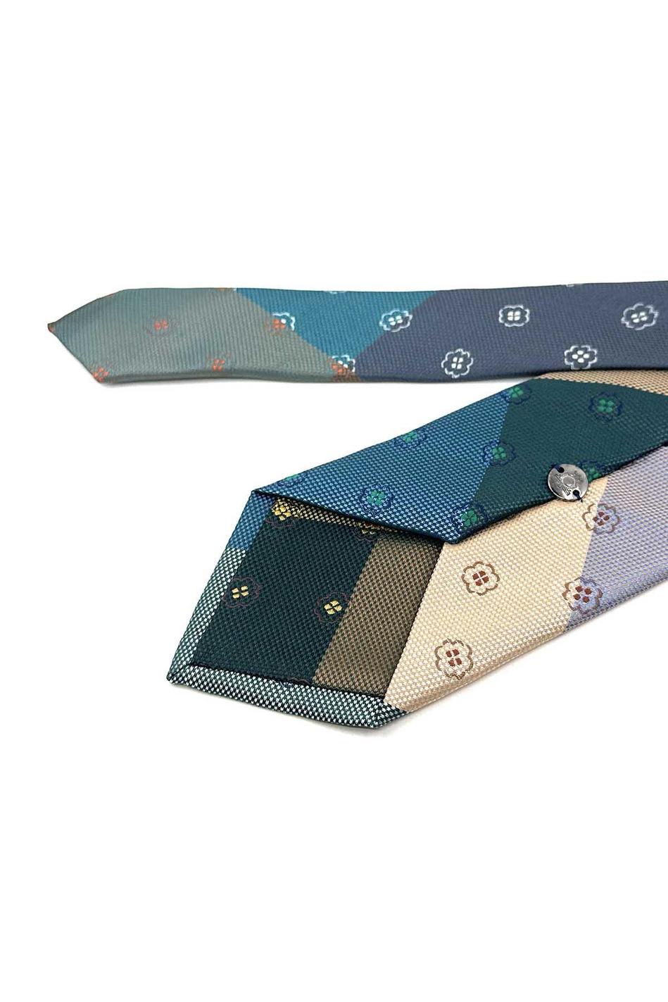 Motif Desen Çok Renkli Patchwork Klasik Kravat KK12157