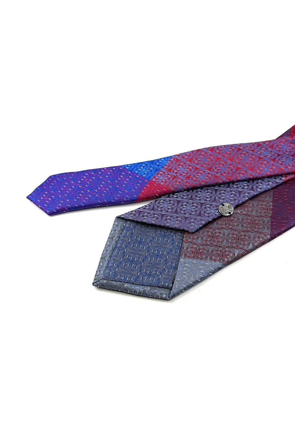 Motif Desen Çok Renkli Patchwork Kravat KK13243