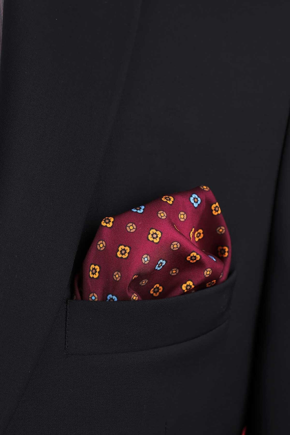 Murazzorotto Style Bordo Küçük Desen Piliseli Kravat CRK95