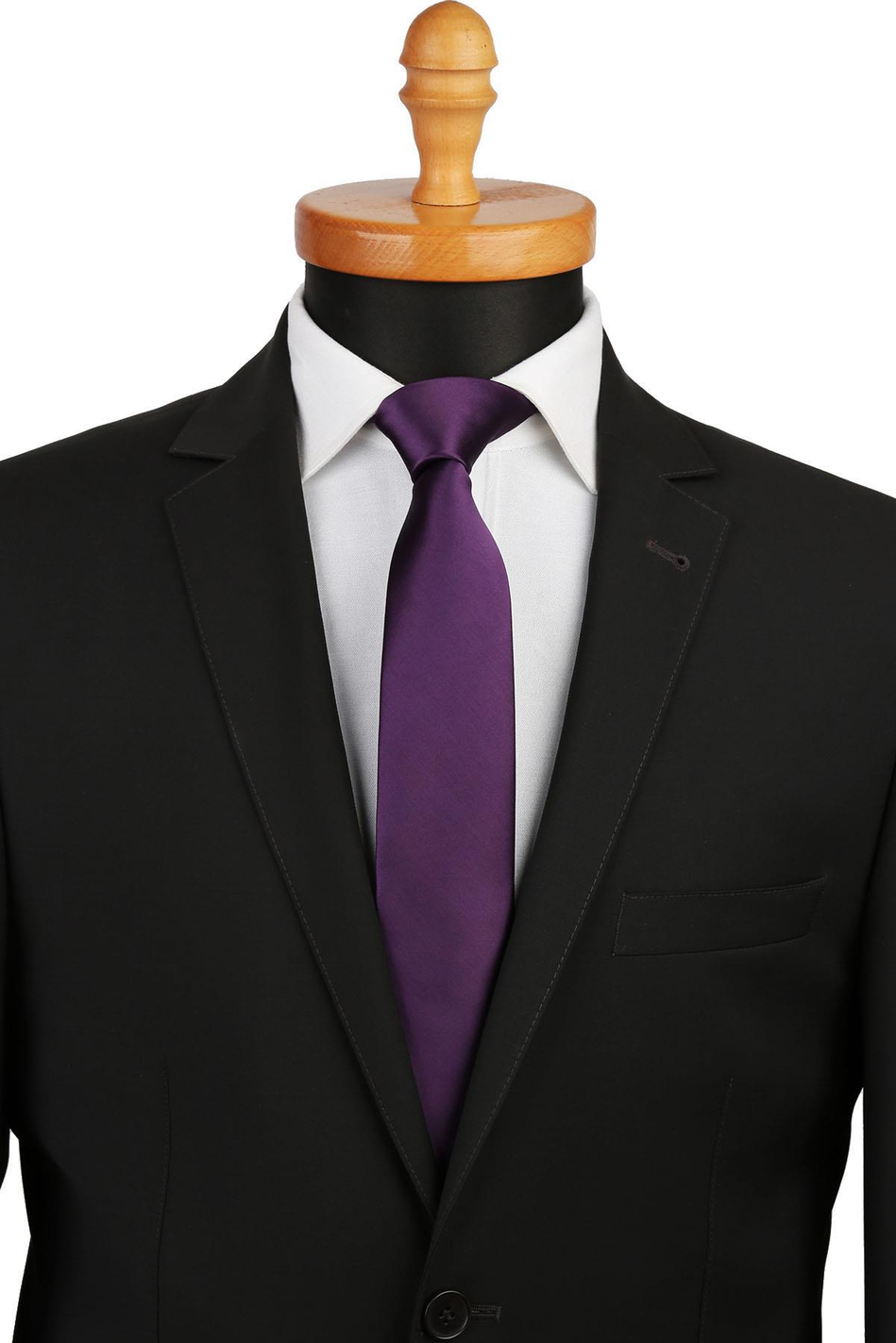 Mürdüm Düz Slim Kravat SK4517