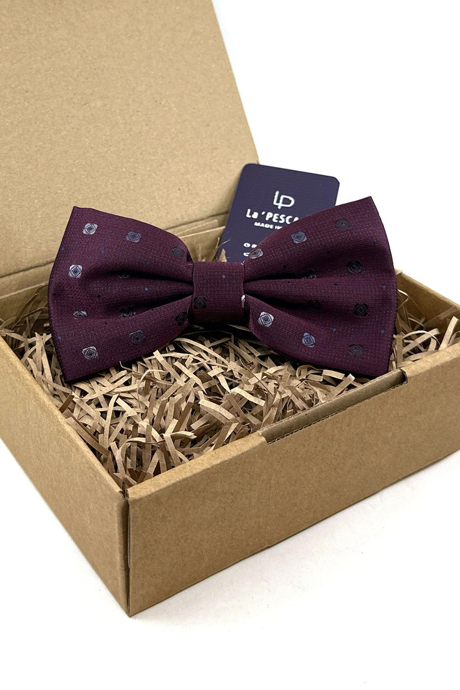 Mürdüm Küçük Desen Büyük Papyon P1881