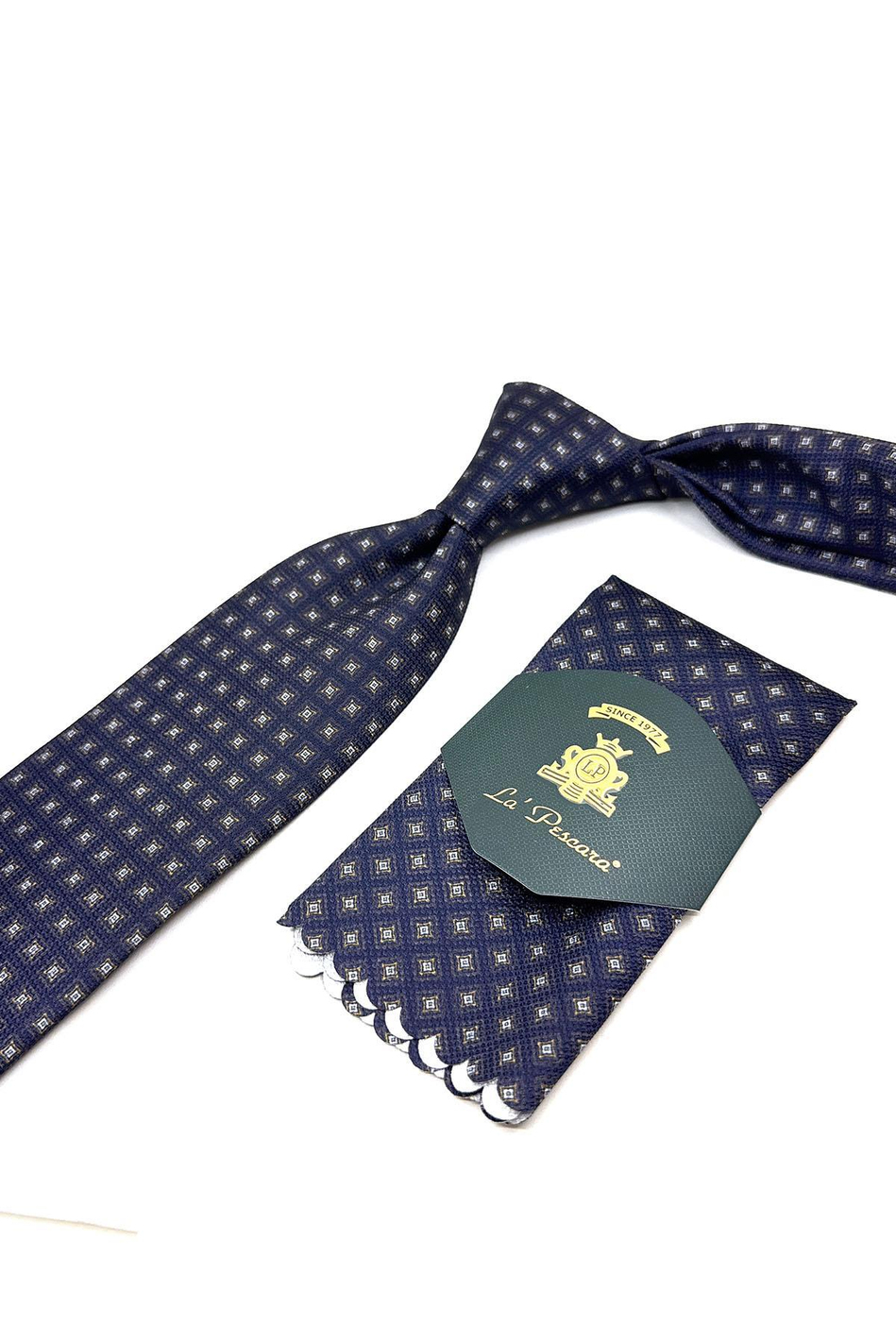 Mürdüm Küçük Desen Mendilli Klasik Kravat KK11779