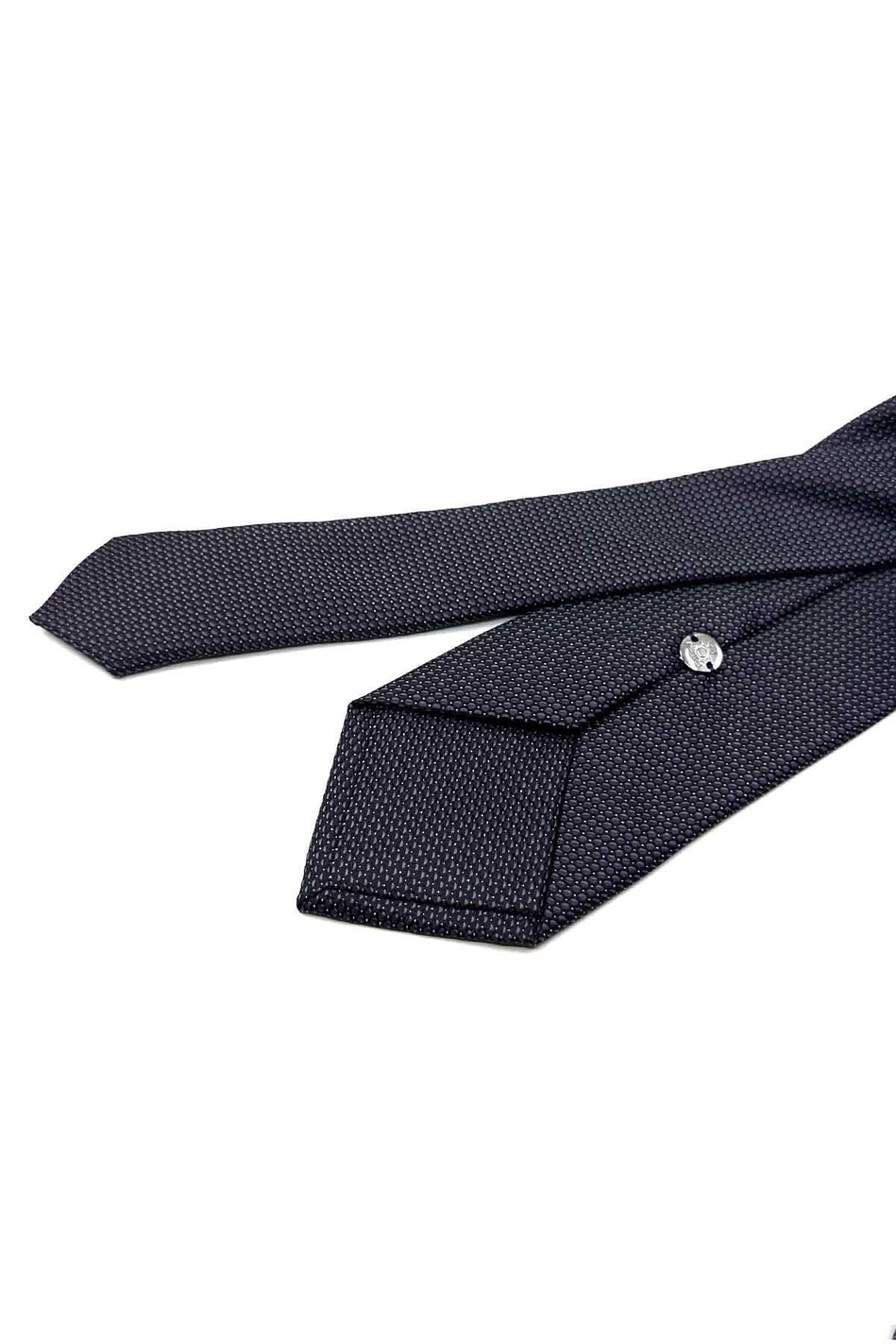 Mürdüm Nokta Desen Mendilli Klasik Kravat KK12534