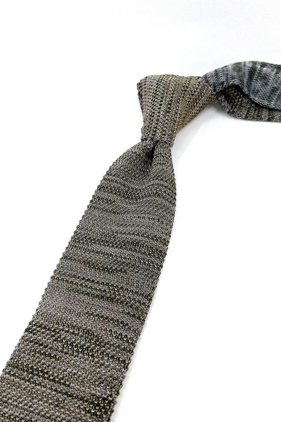 Nefti Yeşil Kırçıllı Örgü Kravat ÖR8369