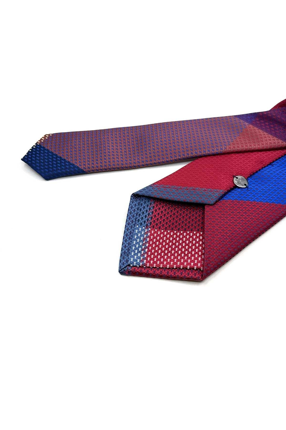 Nokta Desen Çok Renkli Patchwork Klasik Kravat KK13390