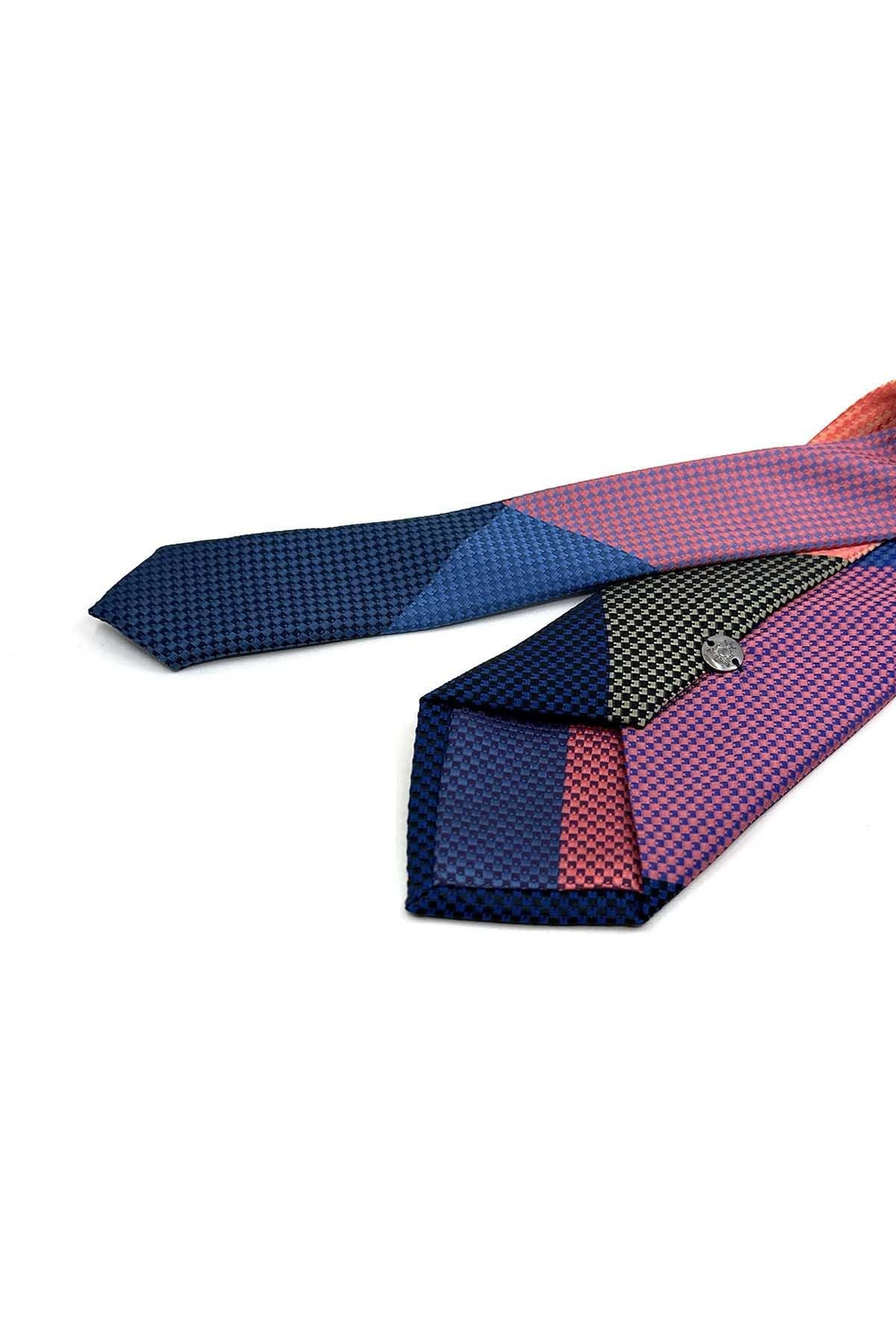 Nokta Desen Çok Renkli Patchwork Klasik Kravat KK13391