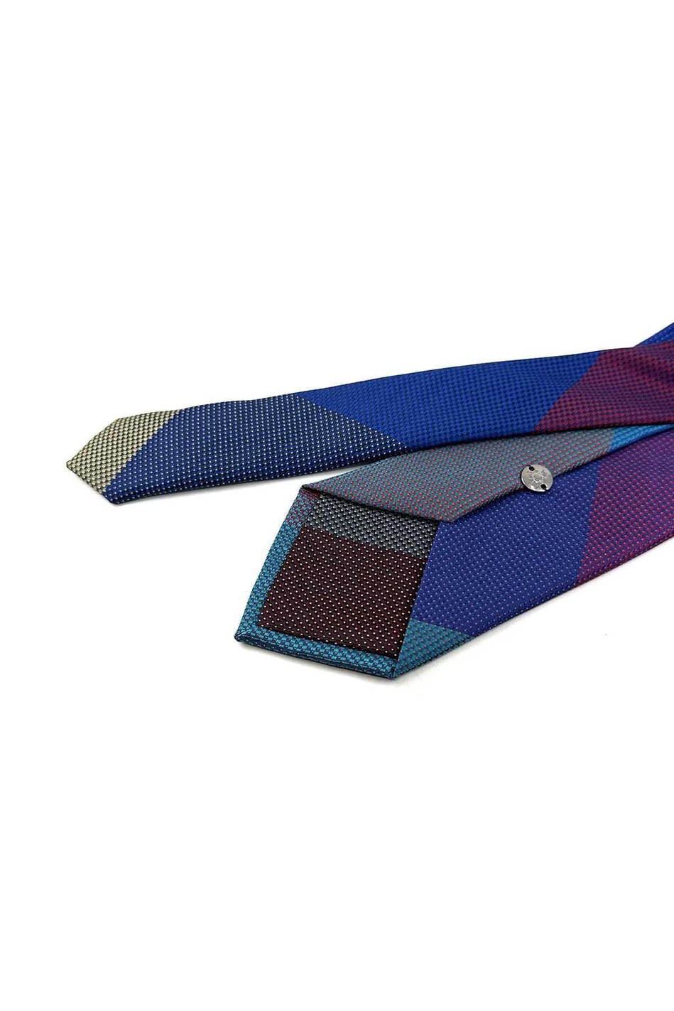 Nokta Desen Çok Renkli Patchwork Kravat KK13251