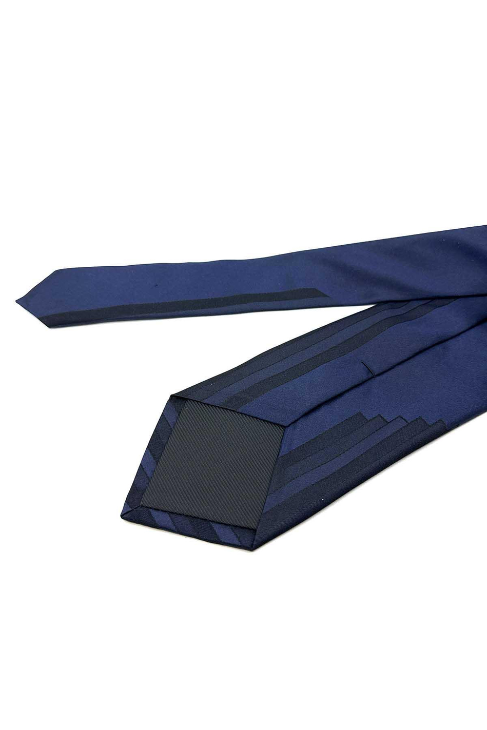 Nuns Style Lacivert Motif Desen İtalyan İpek Kravat İK1919