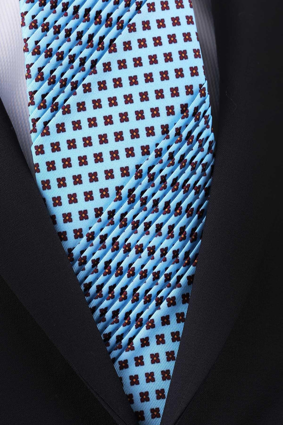 Pagliara Style Mavi Küçük Desen Piliseli Kravat CRK96