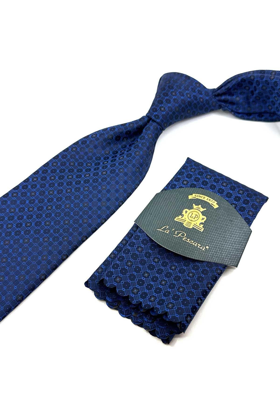 Parlement Küçük Desen Mendilli Klasik Kravat KK12416