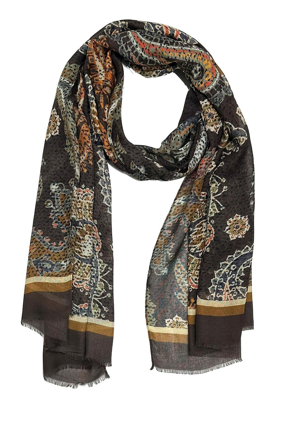 Pell Style Kahverengi İtalyan Modal Kaşkol MDL29