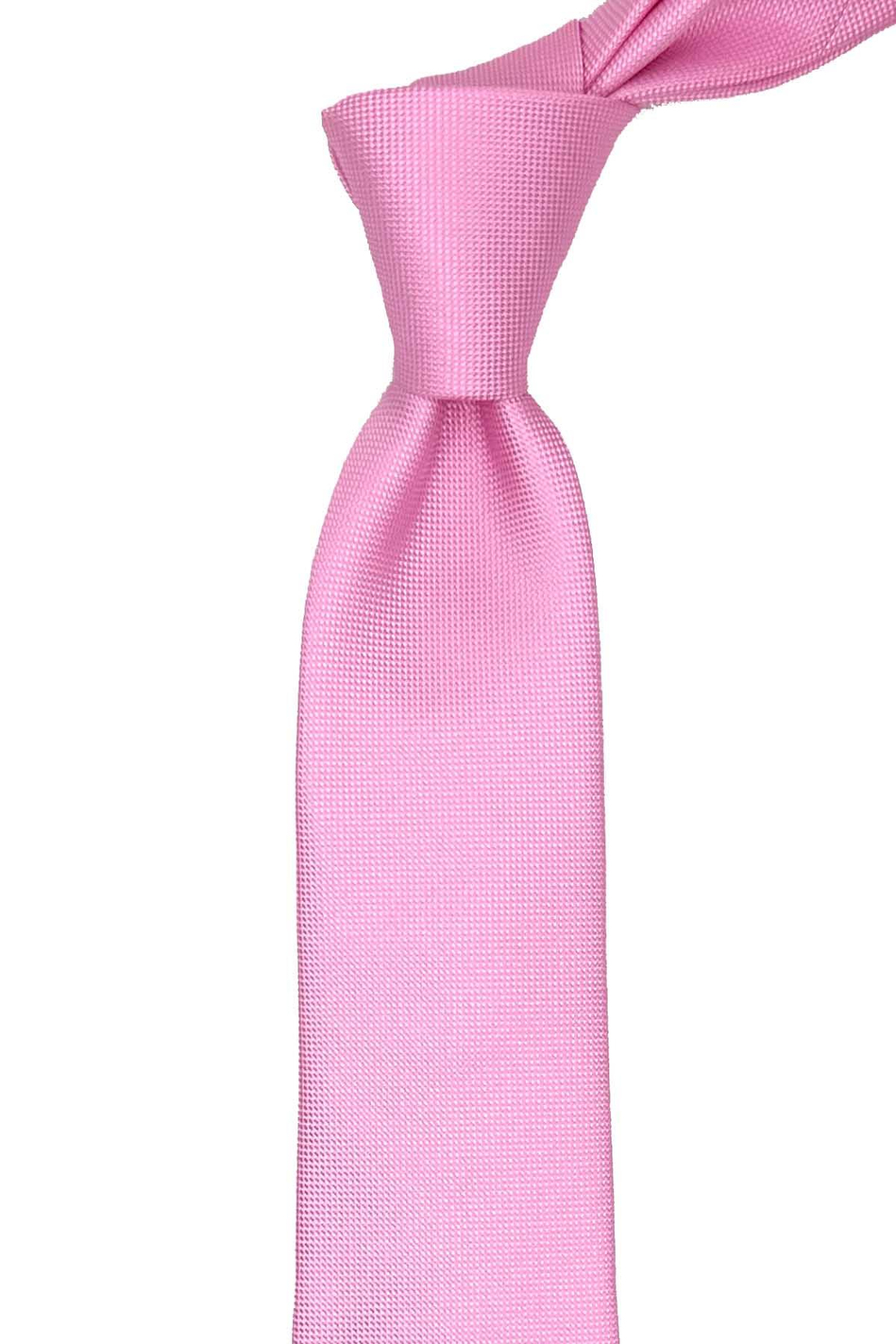 Pembe Düz Slim Kravat SK8056