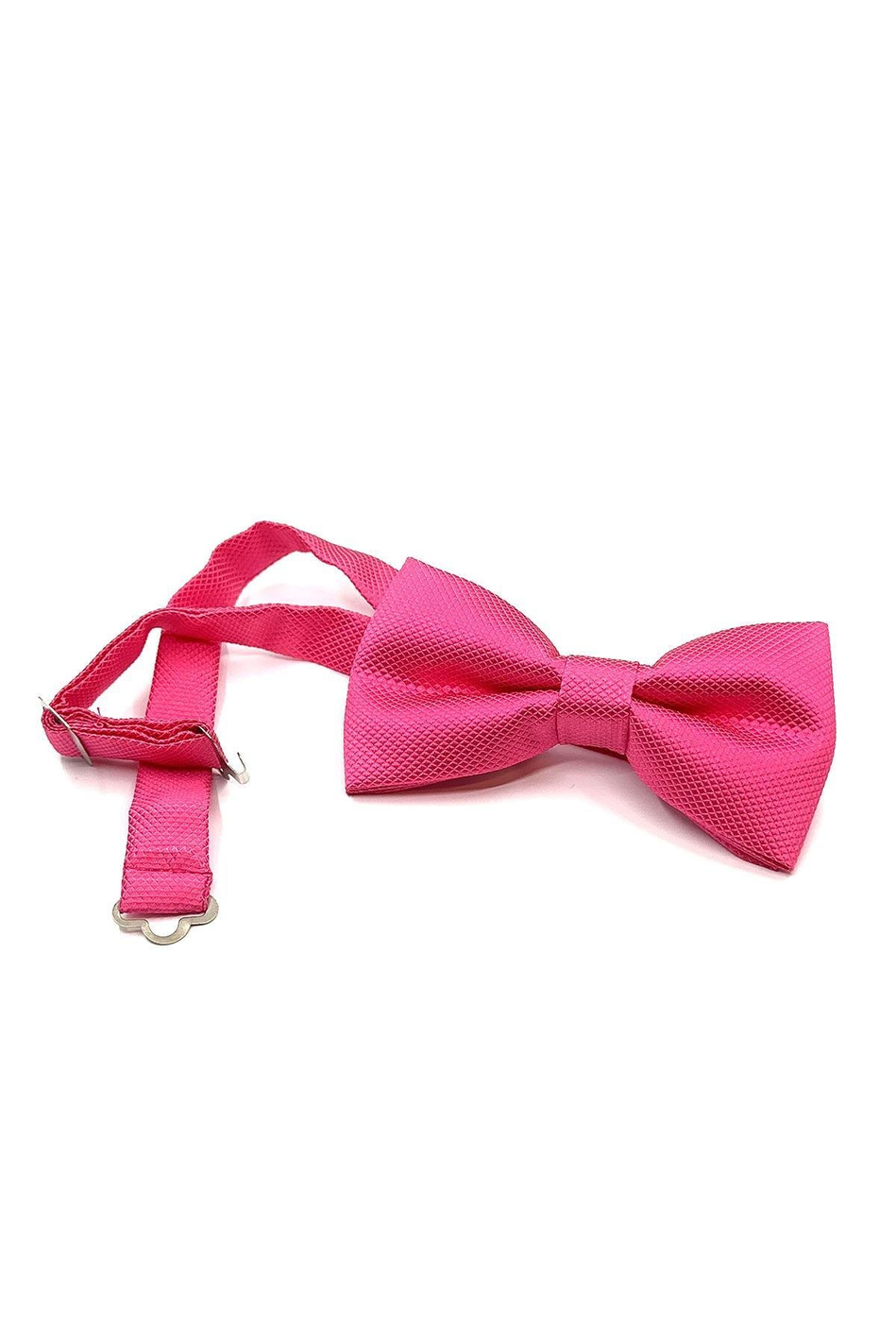 Pembe Kendinden Desenli Papyon P479