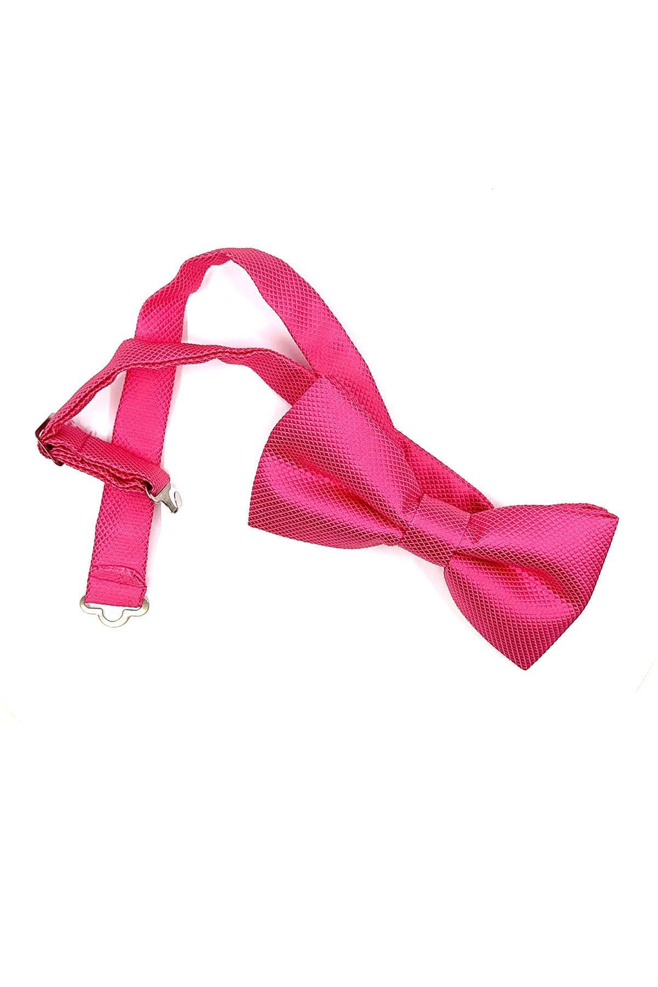 Pembe Kendinden Desenli Papyon P479