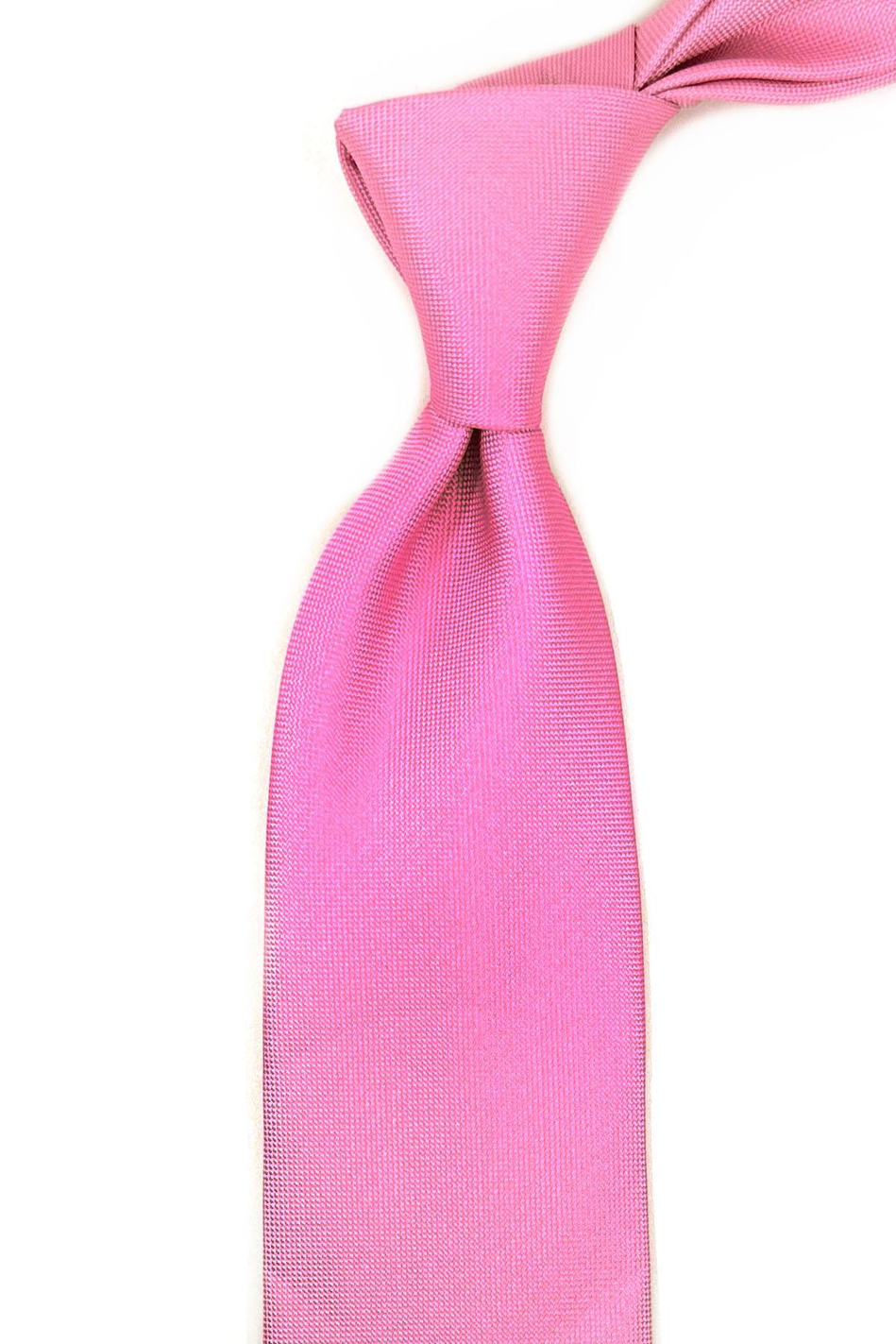 Pembe Nokta Desen Mendilli Klasik Kravat KK12066