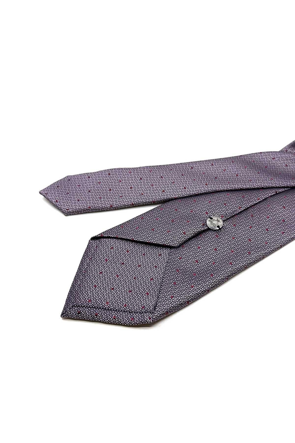 Pembe Puantiye Desen Mendilli Klasik Kravat KK12894