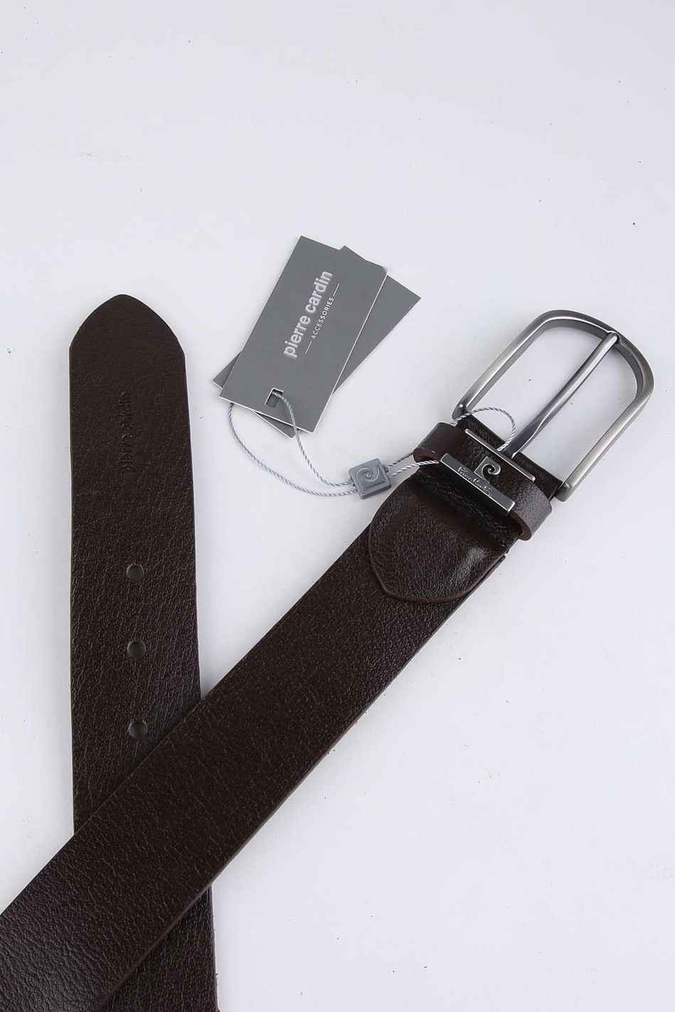 Pierre Cardin Spor Deri Kahverengi Kemer 3101K