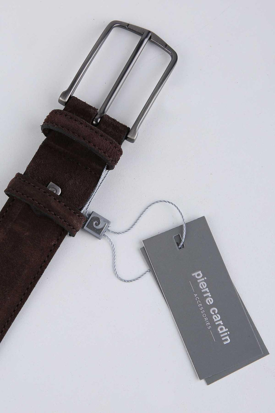 Pierre Cardin Süet Deri Kahve Kemer 2000K