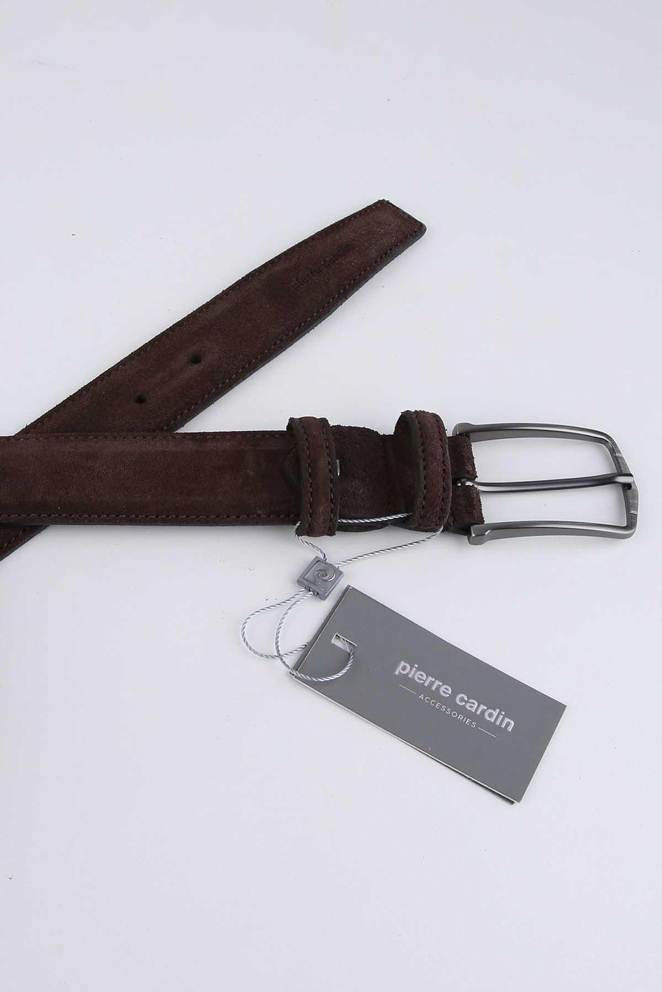 Pierre Cardin Süet Deri Kahve Kemer 2000K