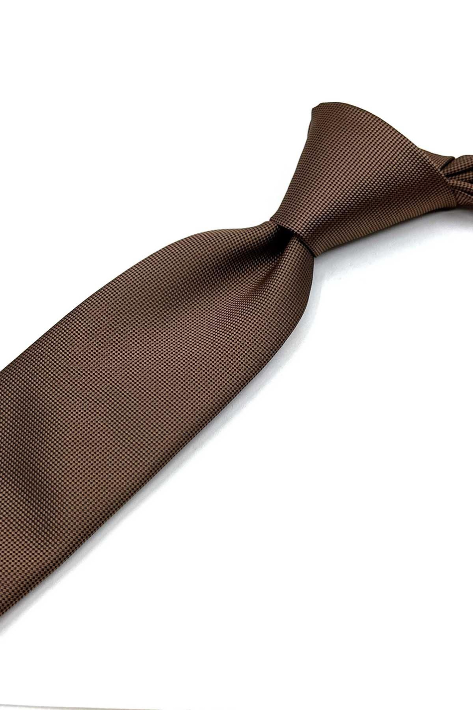 Russet Kahve Düz Slim Kravat SK8058