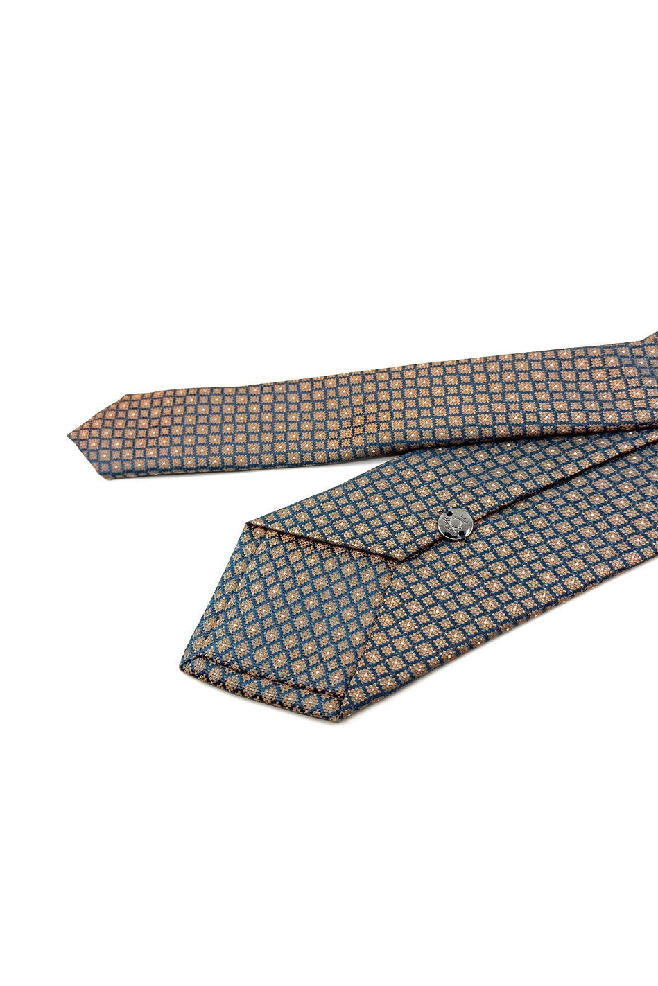 Safran Küçük Desen Mendilli Klasik Kravat KK11284