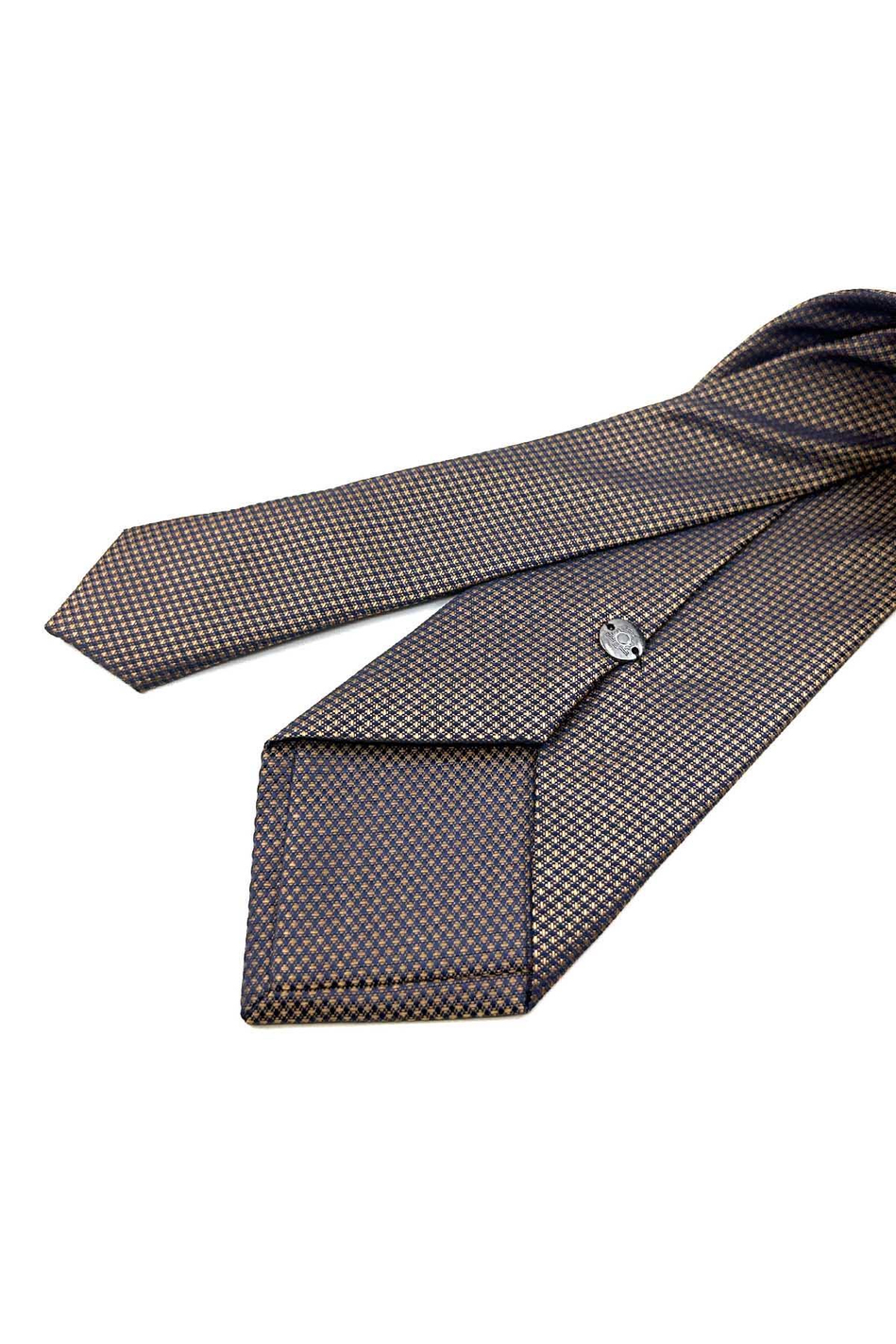 Safran Nokta Desen Mendilli Klasik Kravat KK12686
