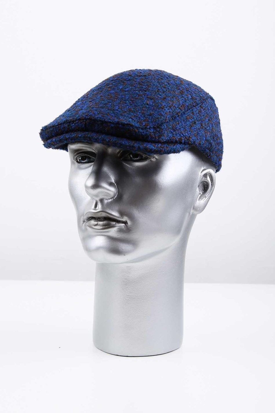 Saks - Kahve Yün Erkek Kasket Şapka KST73