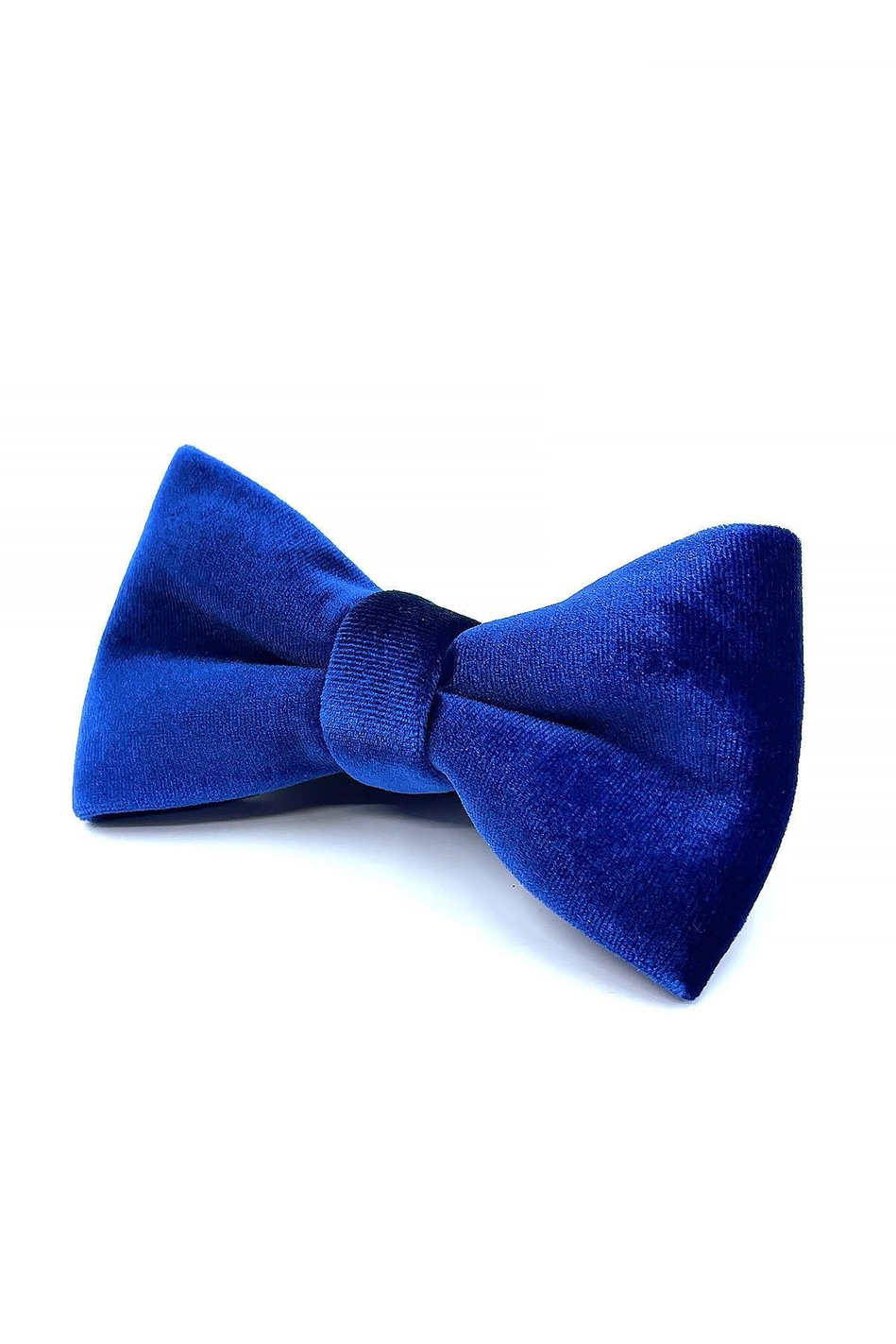 Saks Mavi Kadife Papyon P1688